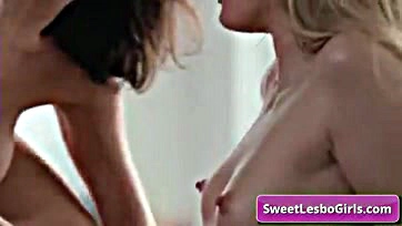 Lesbians indulge in intimate fingering and oral pleasure