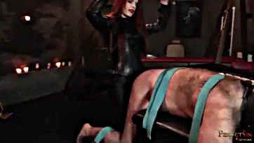 Mistress Rebekka Raynor brutally dominates and ravages her slave