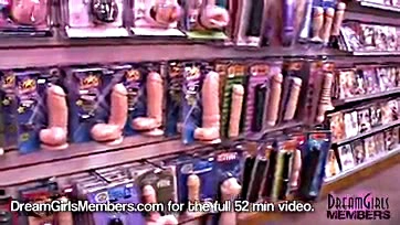 Finding a toy in an adult store is awkward