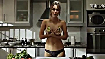 Fuck yeah, Antonella Balague cooks naked and wild