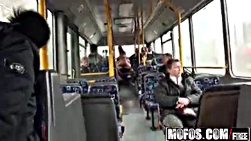 Public bus gets ass-fucked by a horny Mofos