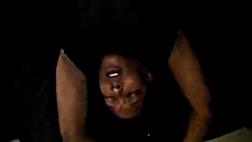 Black girl gets fucked by white guy on cam