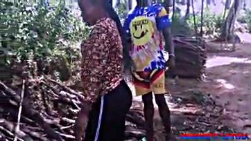 Teen ebony handles firewood seller's massive wood well