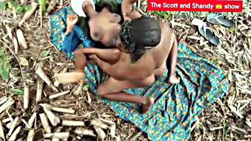 Africans have wild sex on sacred rock