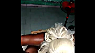 Crazy black girl masturbates for solo pleasure