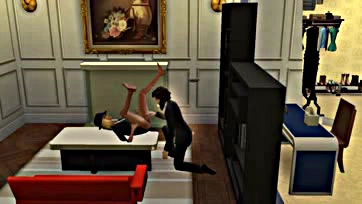 Nuria Del Solar gets naughty with other Sims