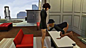 Nuria Del Solar gets naughty with other Sims