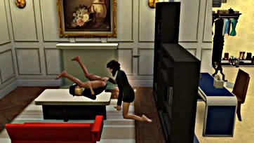 Nuria Del Solar gets naughty with other Sims