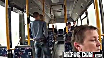 Public bus gets ass-fucked by a horny Lindsey