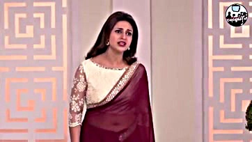 Divyanka's navel peeked out, making fans horny