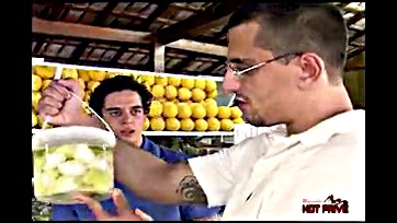 He takes woman to fruit stand owner for a quick bang