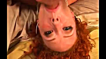 Redhead plays with herself, gets stuffed by a dude