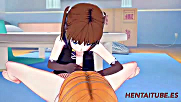 Asuna & Ronye engage in explicit futanari sex