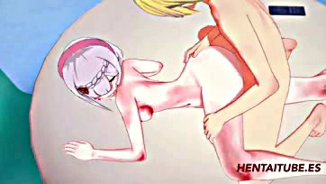 Noelle gets blowjob and sex from Aether