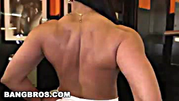 Becca gets brutally pounded at the gym