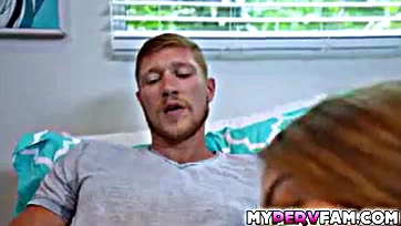 Oliver makes Nicole cum on his cock