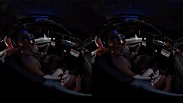 Car sex romp with four superhero women