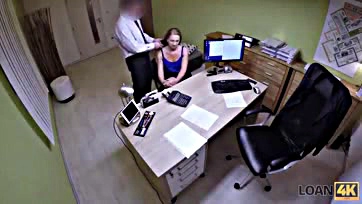 Naive girl gets brutally screwed by loan agency