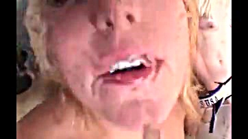 Tiffany and Charlotte share a hot cum shot