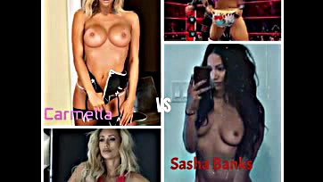 I'd bang Carmella over Sasha Banks, no question