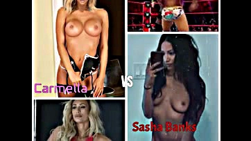 I'd bang Carmella over Sasha Banks, no question