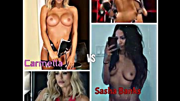 I'd bang Carmella over Sasha Banks, no question