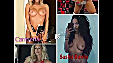 I'd bang Carmella over Sasha Banks, no question