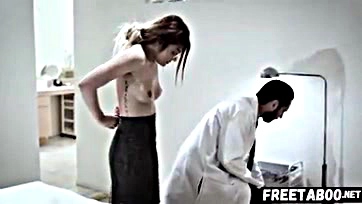 Adria Rae gets brutally banged by a creepy doc