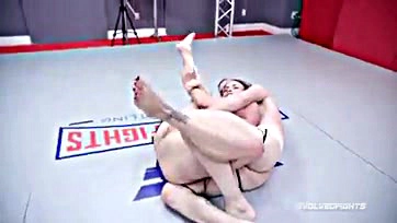 Bella Rossi wrestles, takes Chad's dick deep