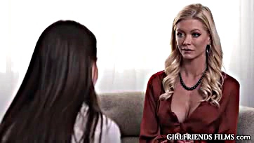 Aubree Valentine's stepmom gets intimate with her hot teen