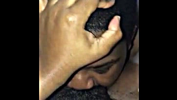 Man ate woman's pussy, made her cum in mouth