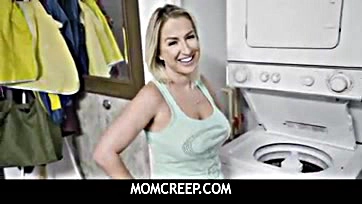 Milf seduces stepson into doing chores with sex