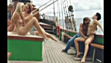 Alicia and Petra get anal on a sailboat cruise