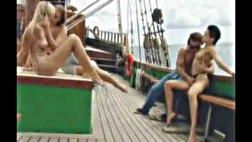 Alicia and Petra get anal on a sailboat cruise