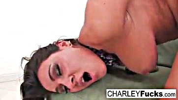 Charley Chase gets off on Adriana's sultry seduction