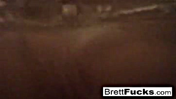 Busty Brett gets super horny in scalding bathwater