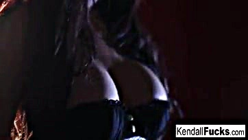 Kendall gets her vulva excessively moist