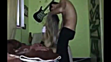 Teen girl sucking and passionately giving head