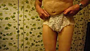 Grandpa gets granny's undies, yeah?