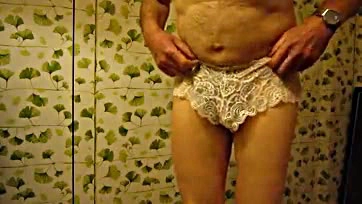 Grandpa gets granny's undies, yeah?