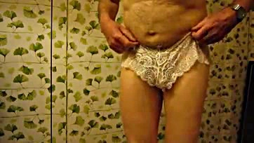 Grandpa gets granny's undies, yeah?