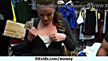 Teen girl gets paid for sex, desperate for rent