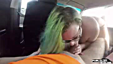 Curvy chick gets screwed by driving instructor