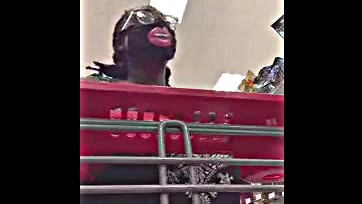 Nookie's nipple slips, causing fan flash at Walmart