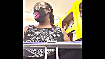 Nookie's nipple slips, causing fan flash at Walmart