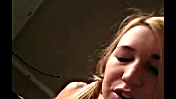 Sexy teen teases dude's cock during lap dance