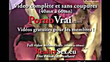 French partygoers get wild and totally naked