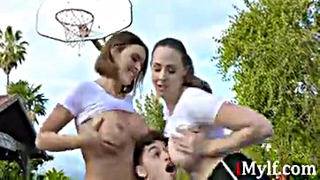 Sexy milfs play with balls in explicit scenes