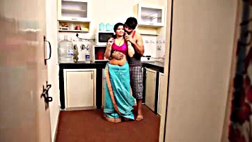 Housewife Anjali gets seduced by hubby's kitchen moves