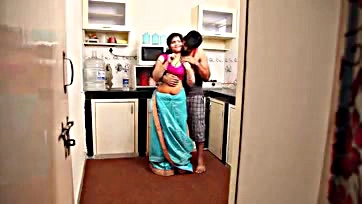 Housewife Anjali gets seduced by hubby's kitchen moves